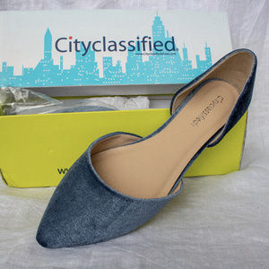 Cityclassified Dayna Pointed Toe Ballet Flat